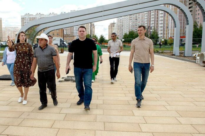 Уже в августе подольчане смогут прогуляться по новой части бульвара 65-летия Победы